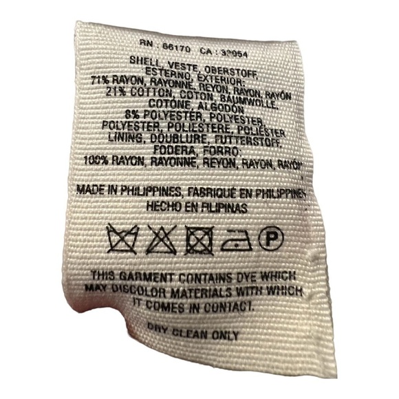 Anthropologie Cartonnier Limpopo Motif Blue Blazer XS - Picture 8 of 11